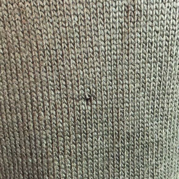 Vintage 1990s Y2K Fenn Wright Manson Dark Green Duster Length Cardigan Small - Picture 15 of 16